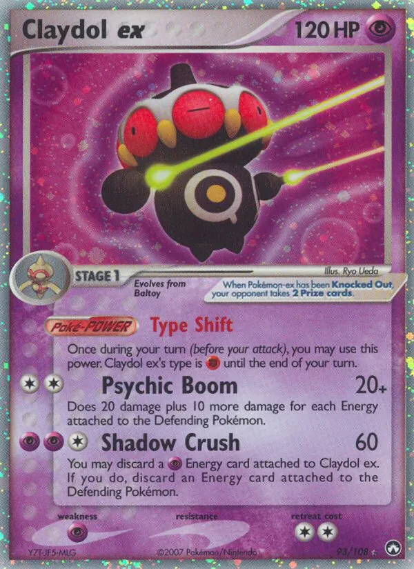 Claydol ex card image