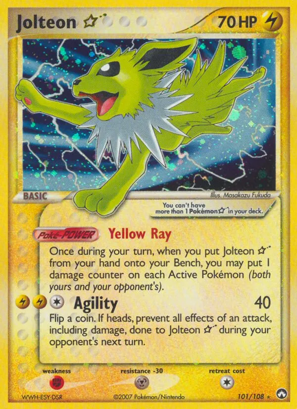 Jolteon Star #101 card image