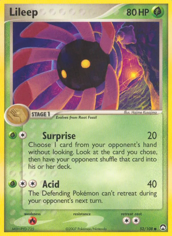 Lileep card image