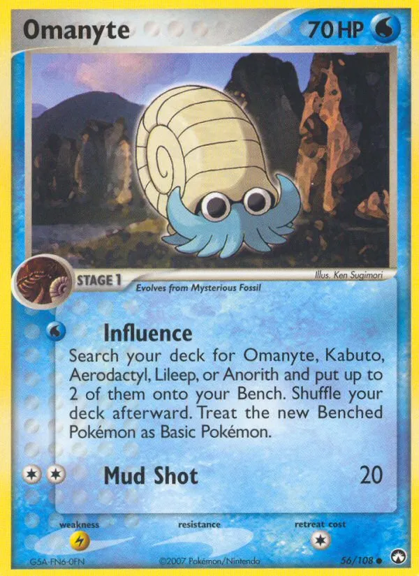 Omanyte card image