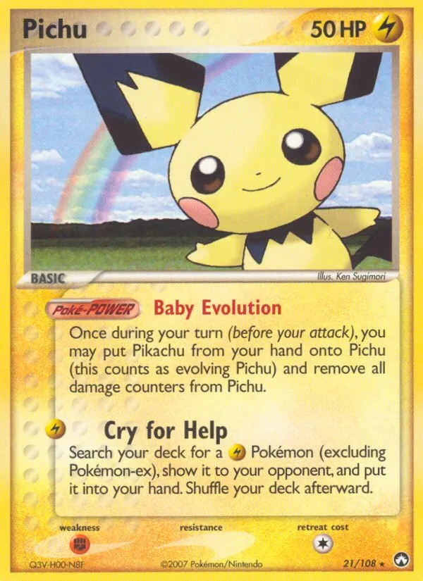 Pichu card image