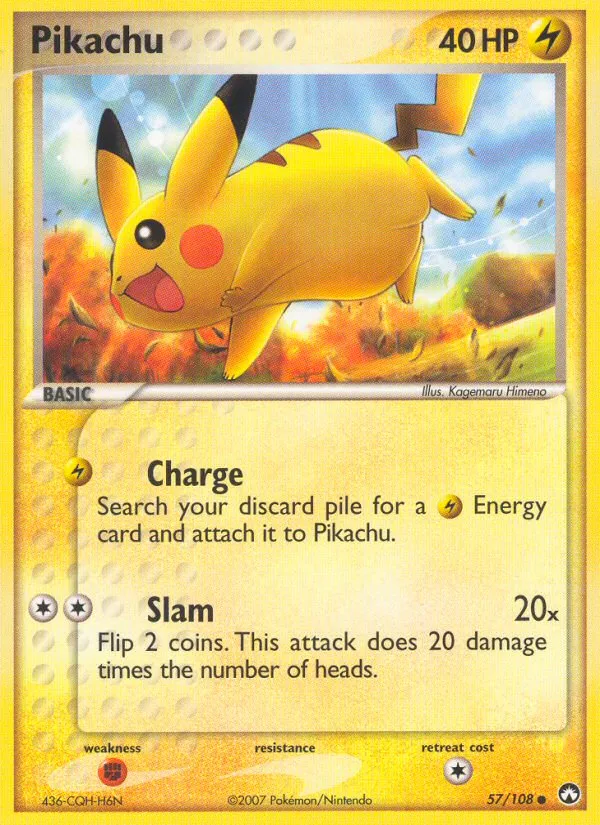 Pikachu card image