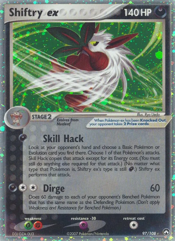 Shiftry ex card image