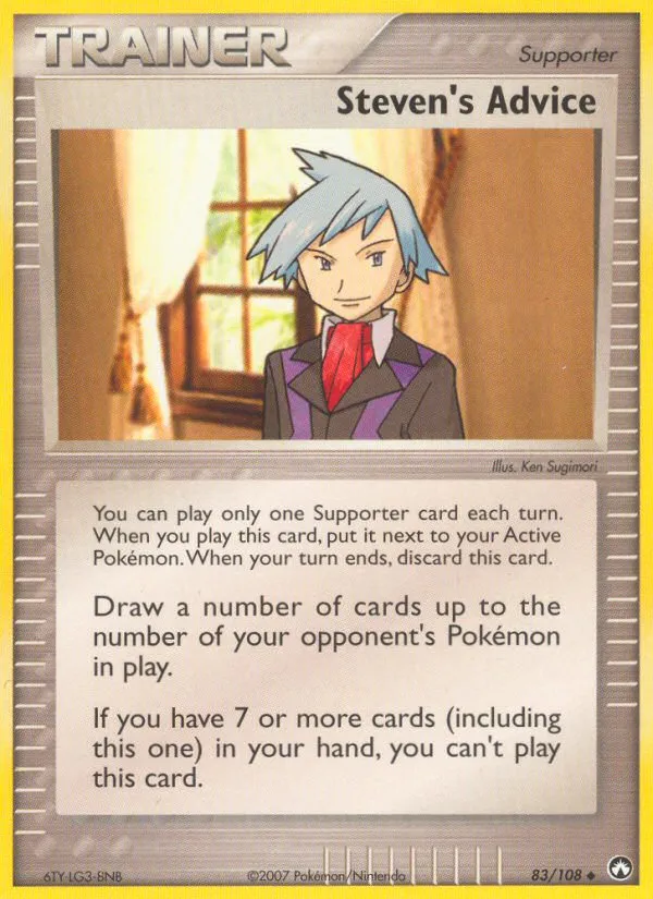 Steven's Advice card image