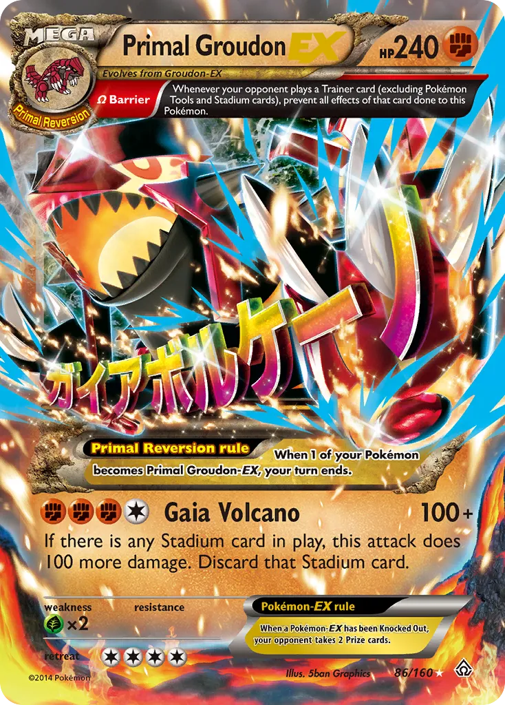 Primal Groudon-EX card image