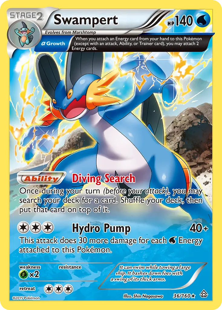 Swampert card image