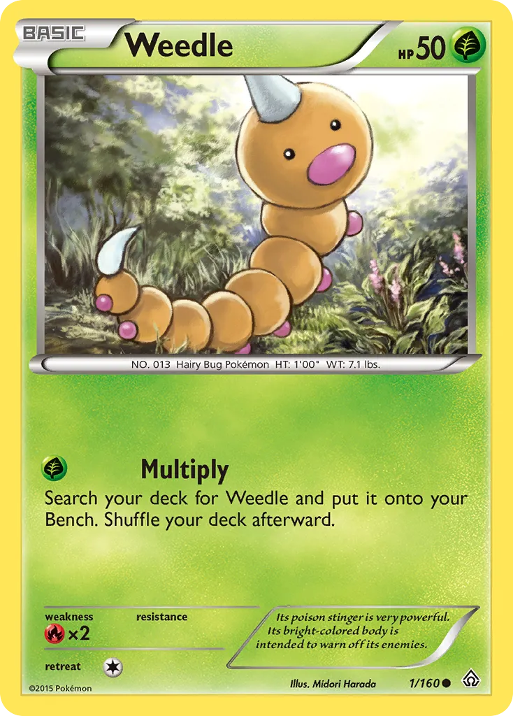 Weedle card image