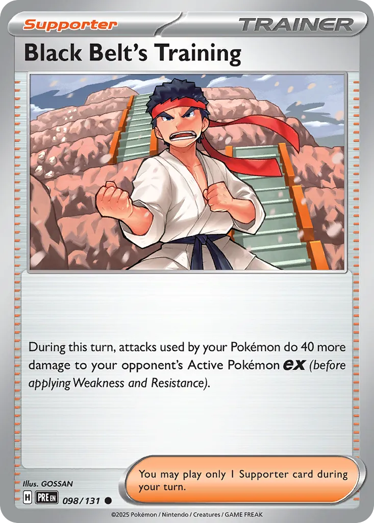 Black Belt's Training card image