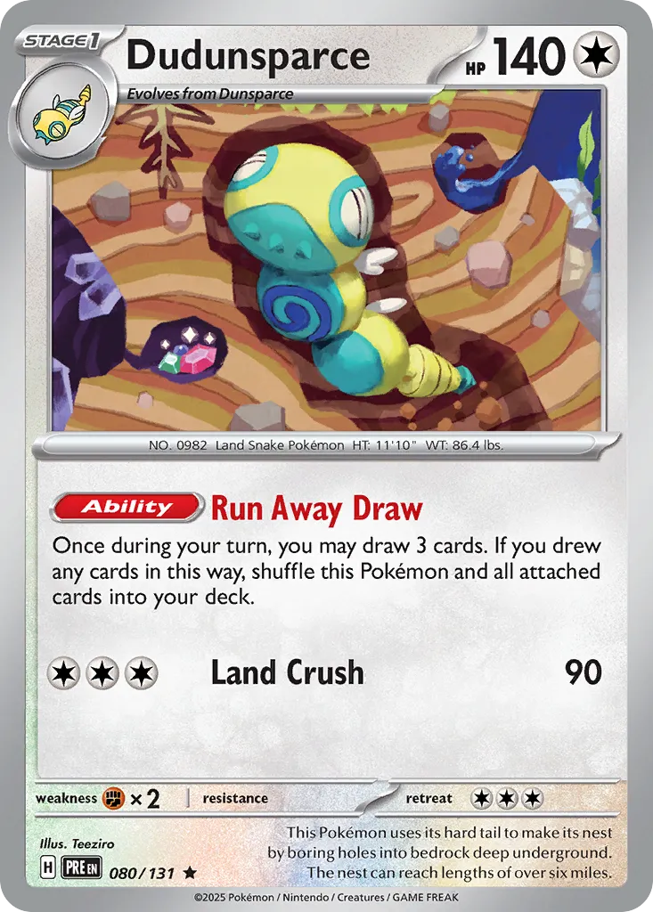 Dudunsparce card image
