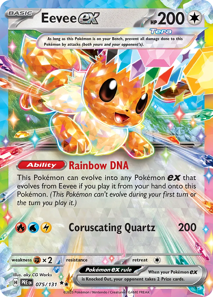 Eevee ex card image