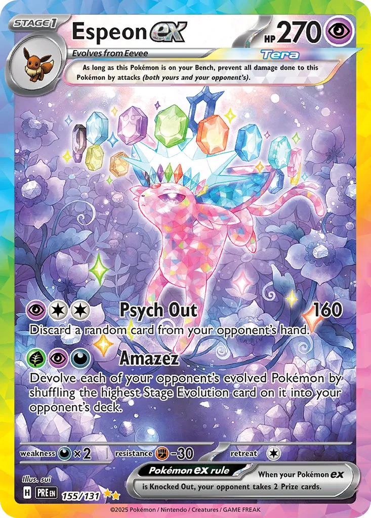 Espeon ex #155 card image