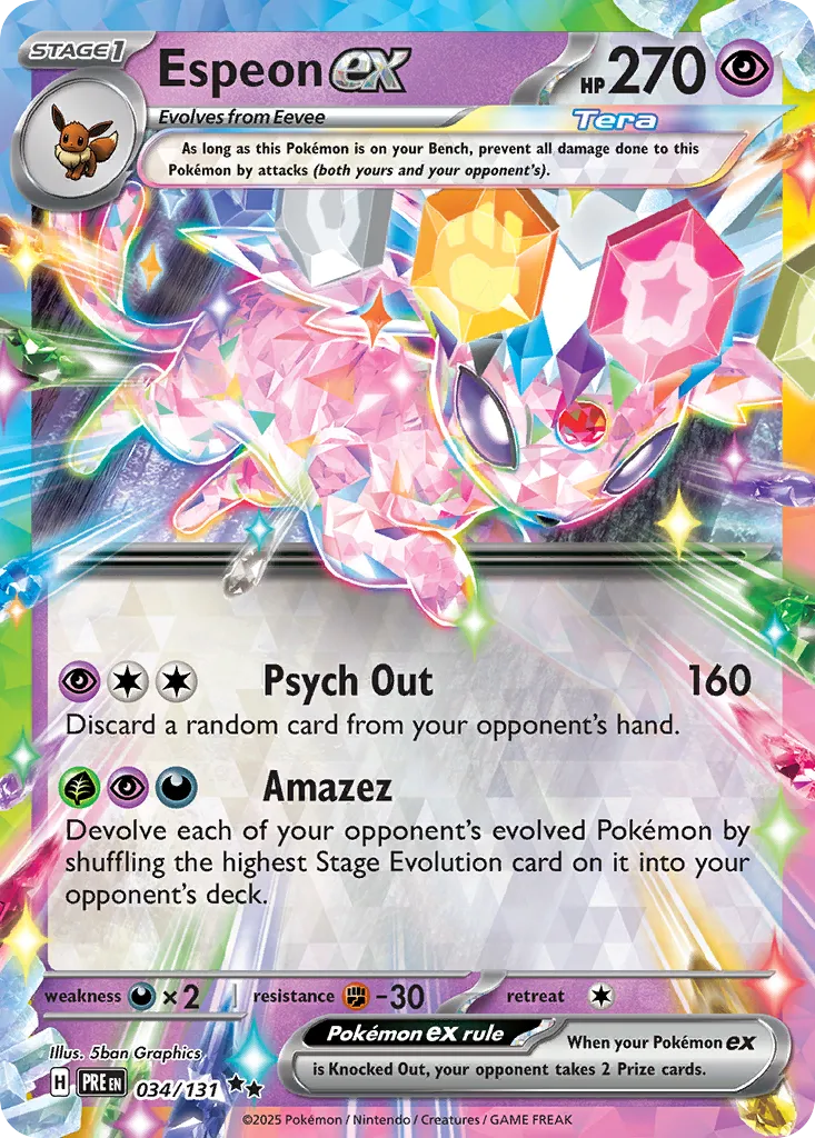 Espeon ex card image