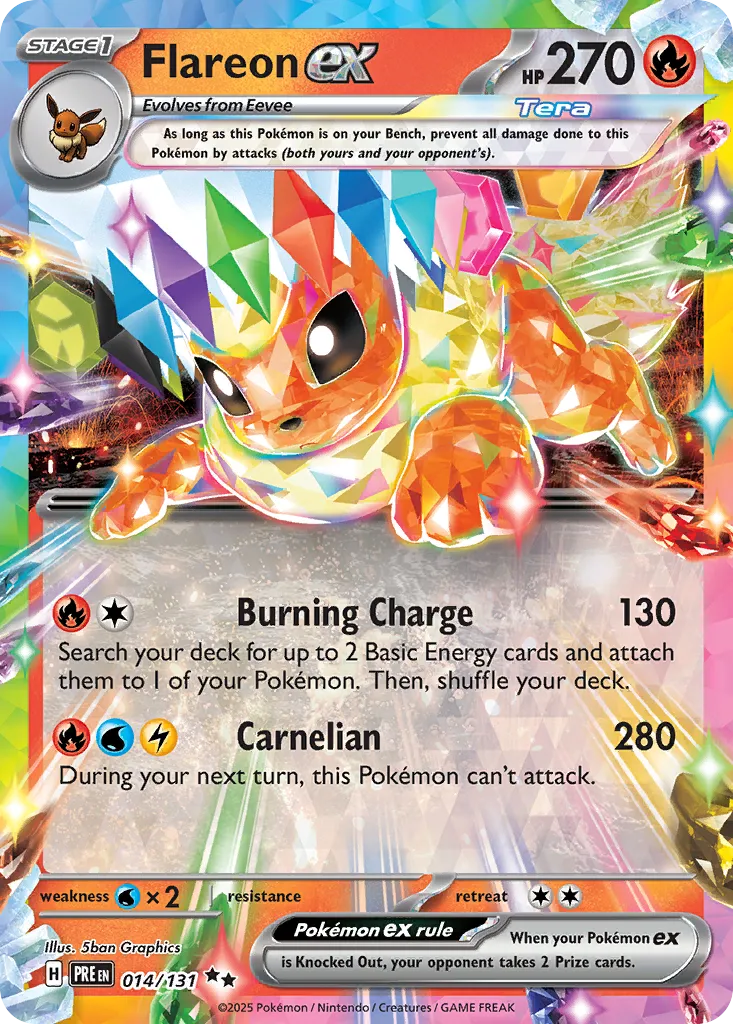 Flareon ex card image