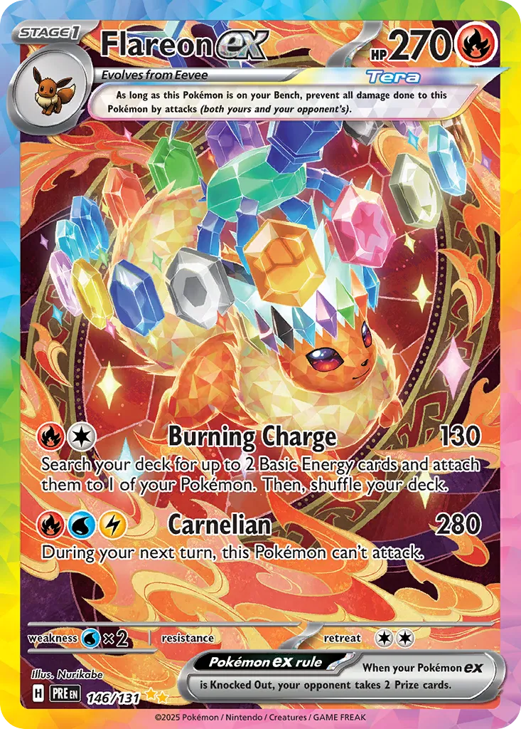 Flareon ex #146 card image