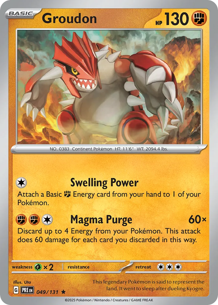 Groudon card image