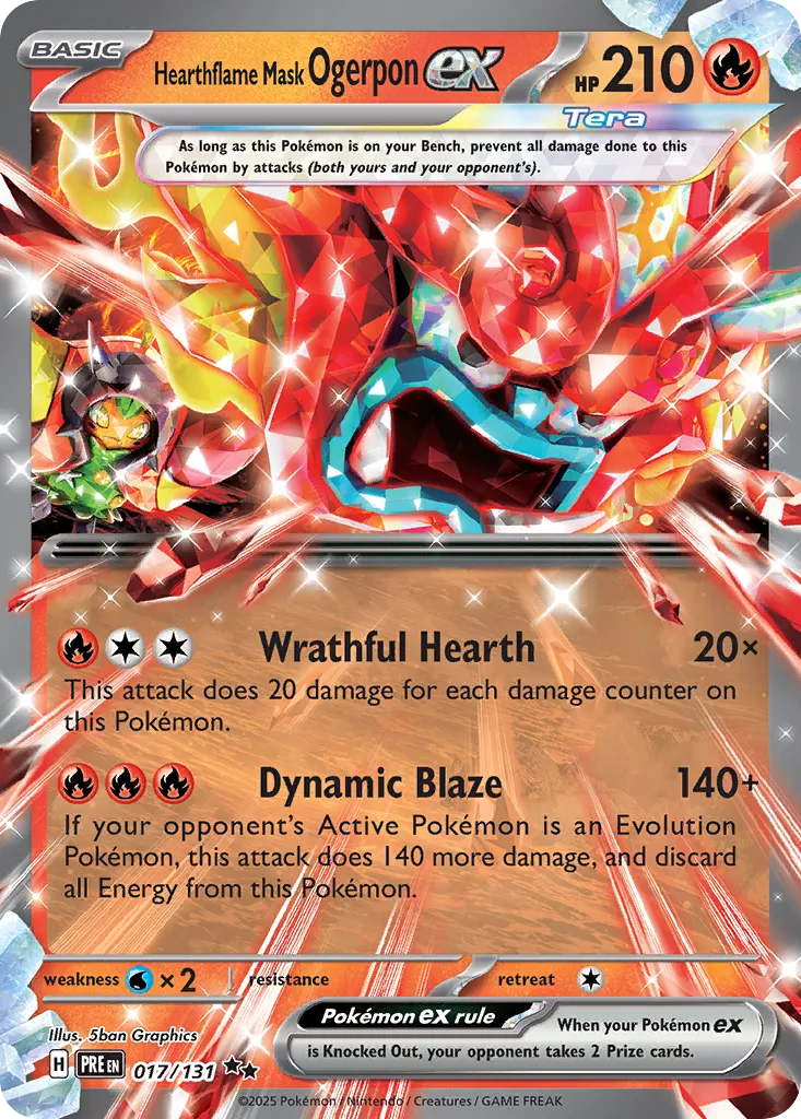 Hearthflame Mask Ogerpon ex card image
