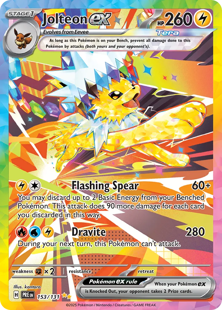 Jolteon ex #153 card image