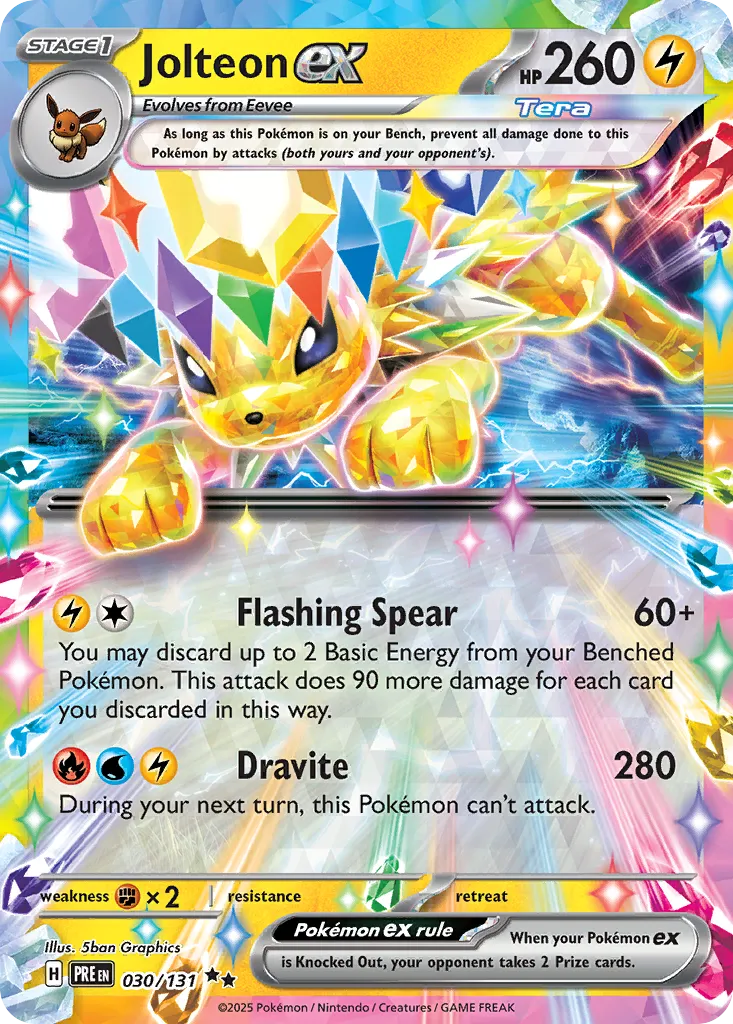 Jolteon ex card image