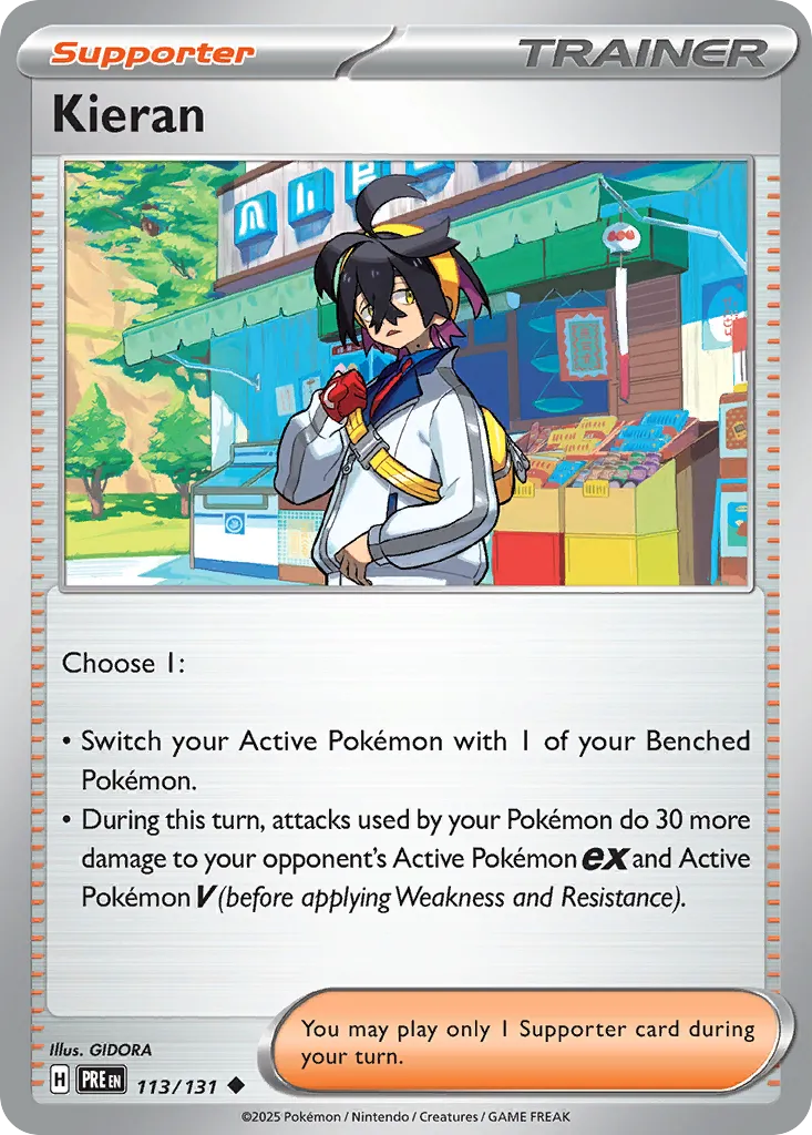Kieran card image