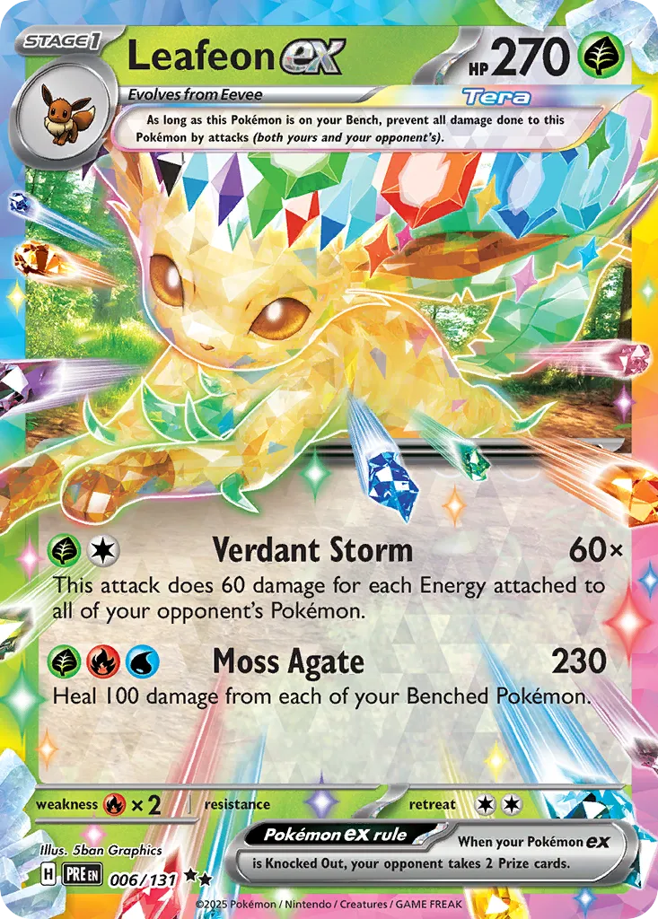Leafeon ex card image