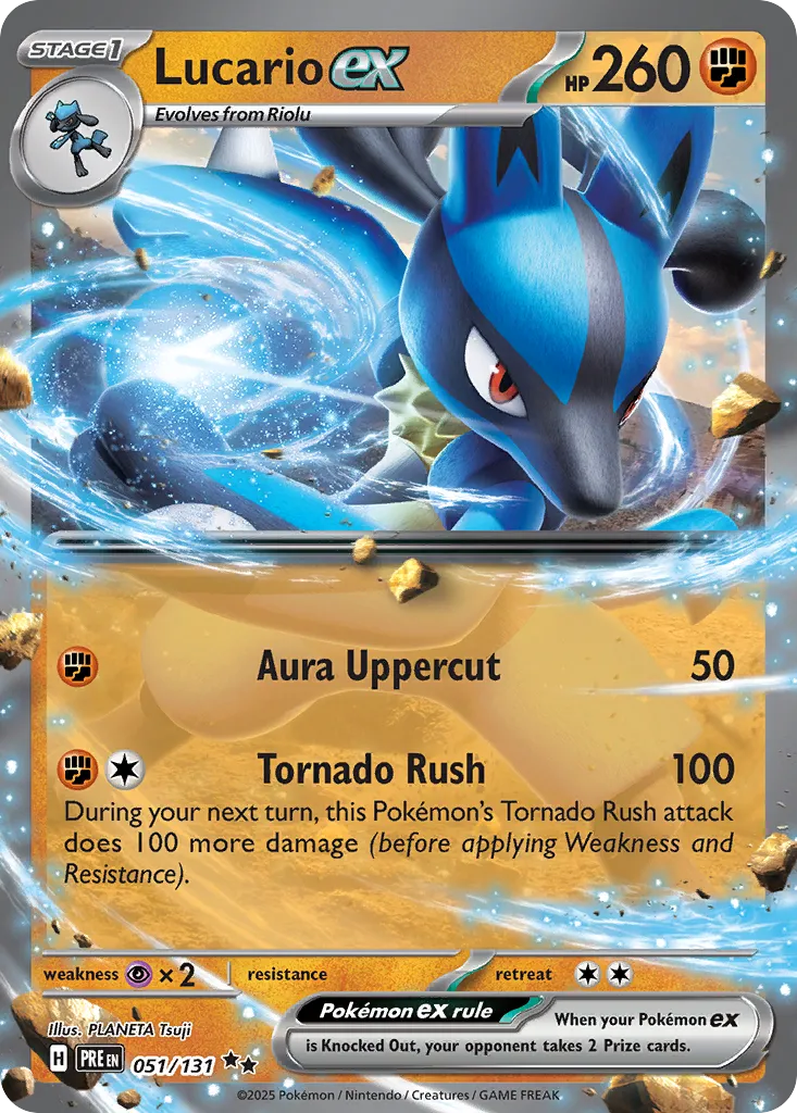 Lucario ex card image