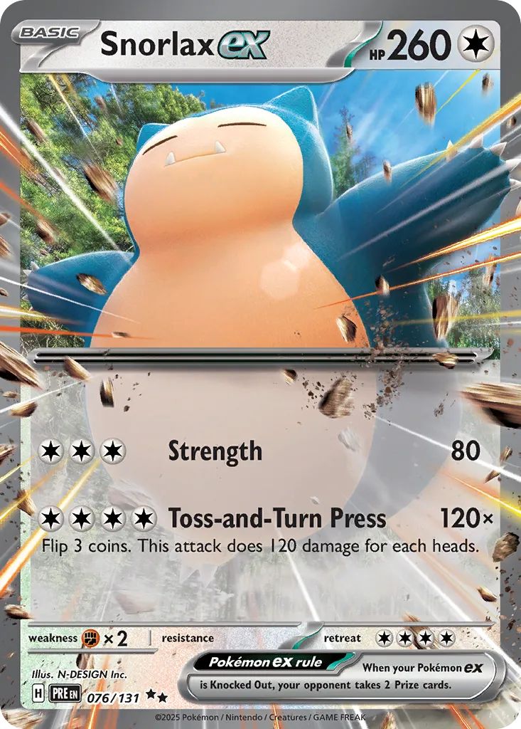 Snorlax ex card image
