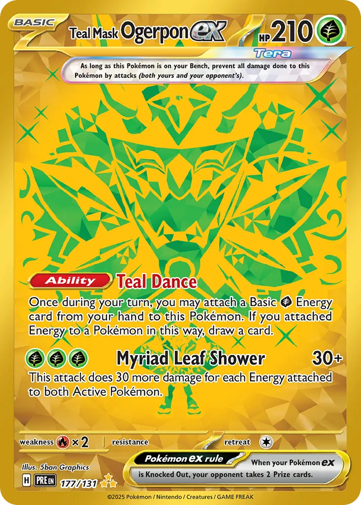 Teal Mask Ogerpon ex card image