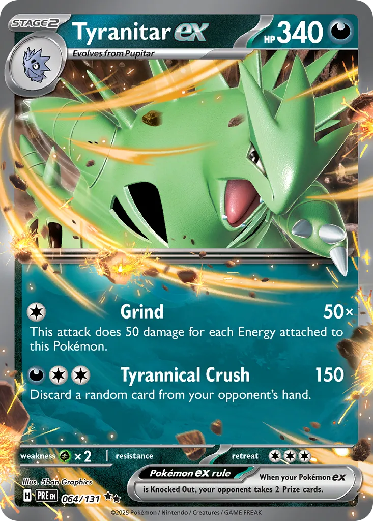 Tyranitar ex card image