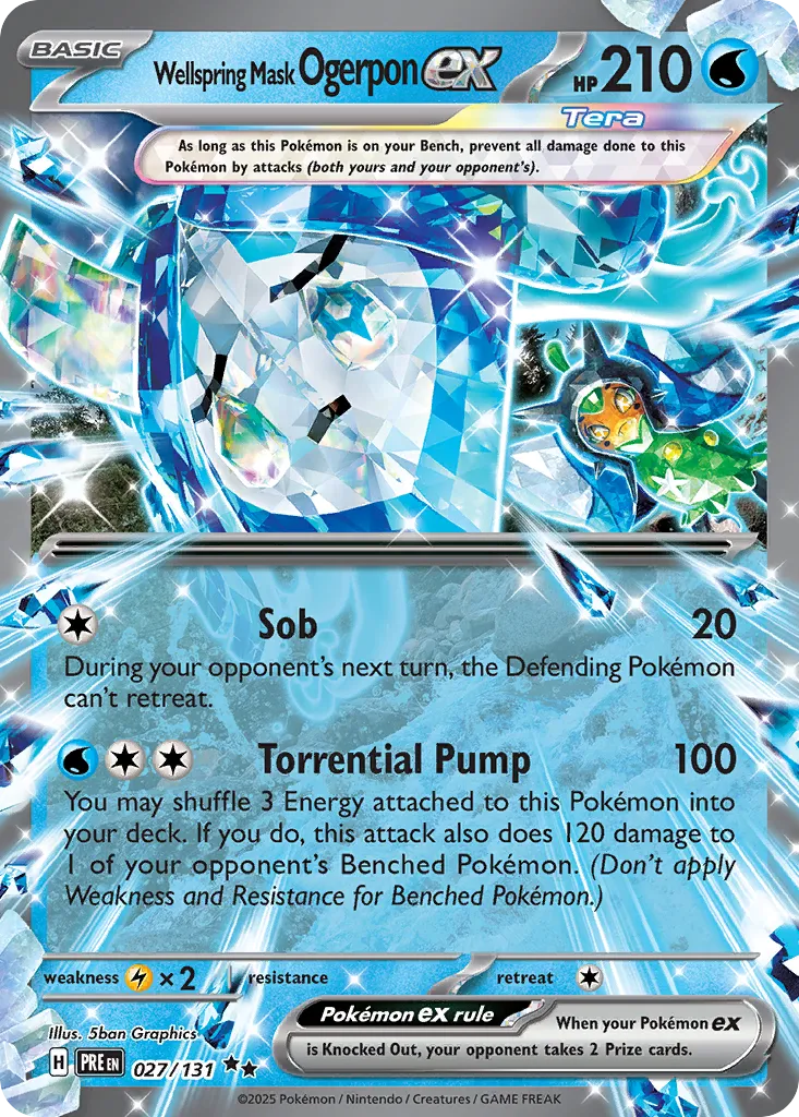 Wellspring Mask Ogerpon ex card image
