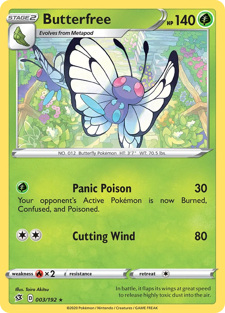 Butterfree card image