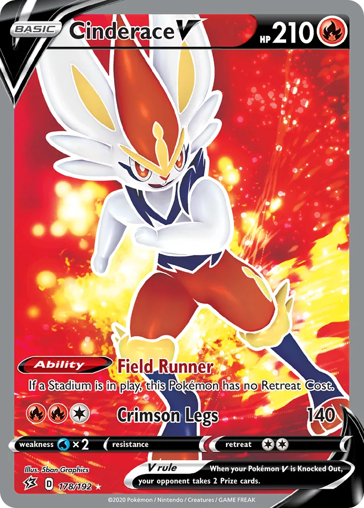 Cinderace V card image