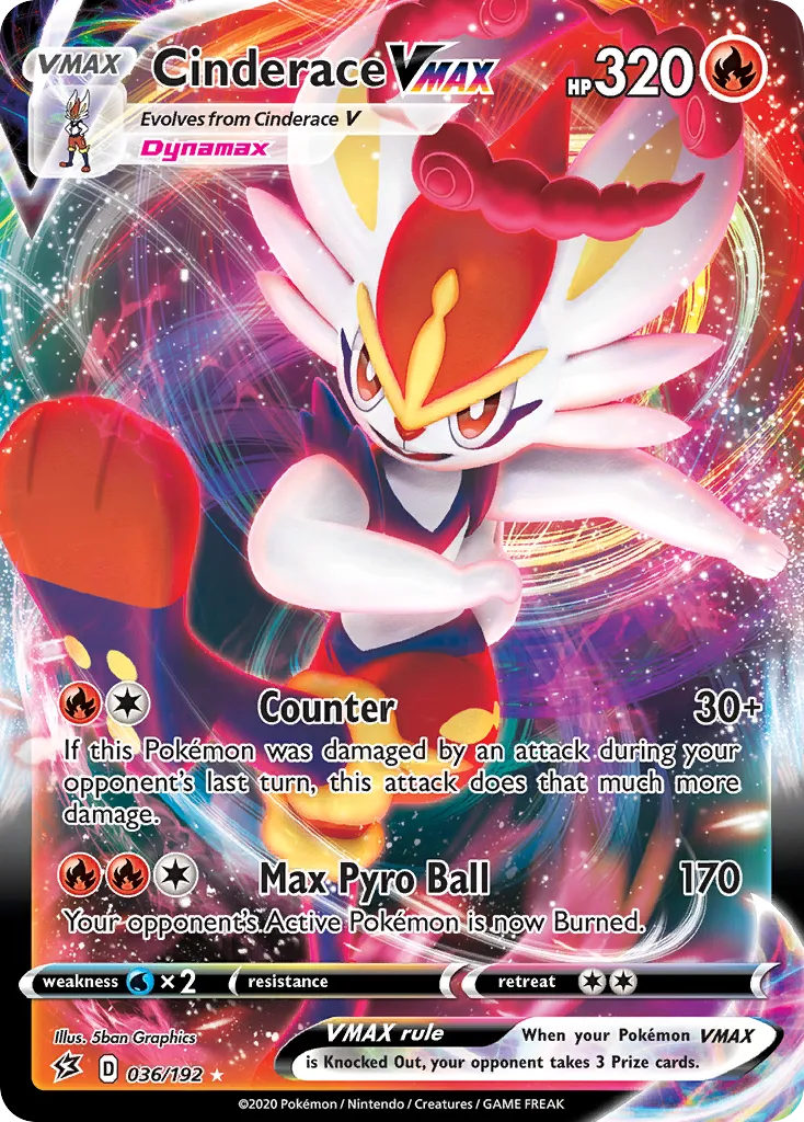 Cinderace VMAX card image