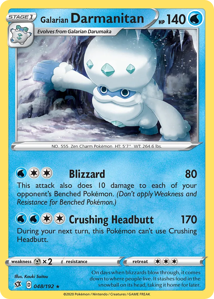Galarian Darmanitan card image