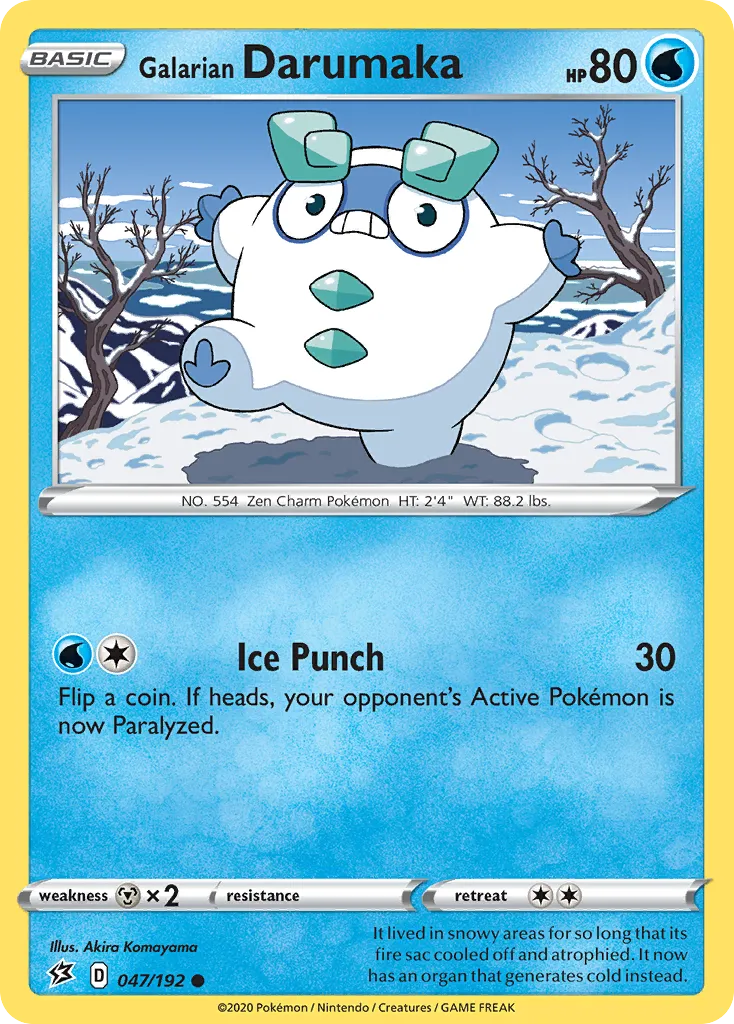 Galarian Darumaka card image