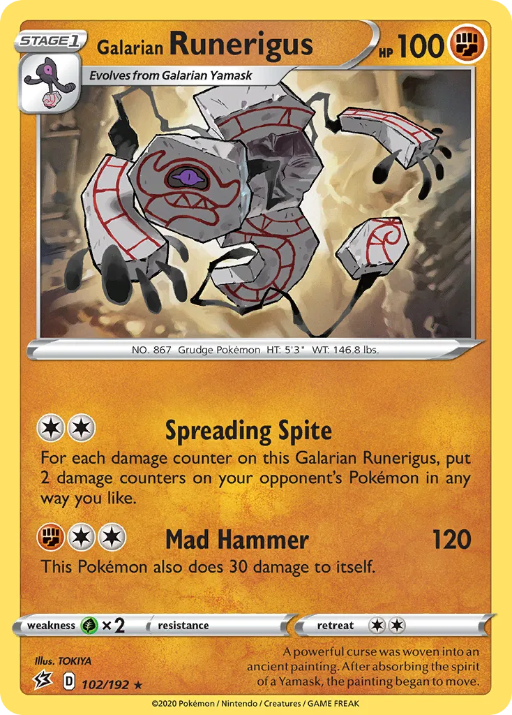 Galarian Runerigus card image