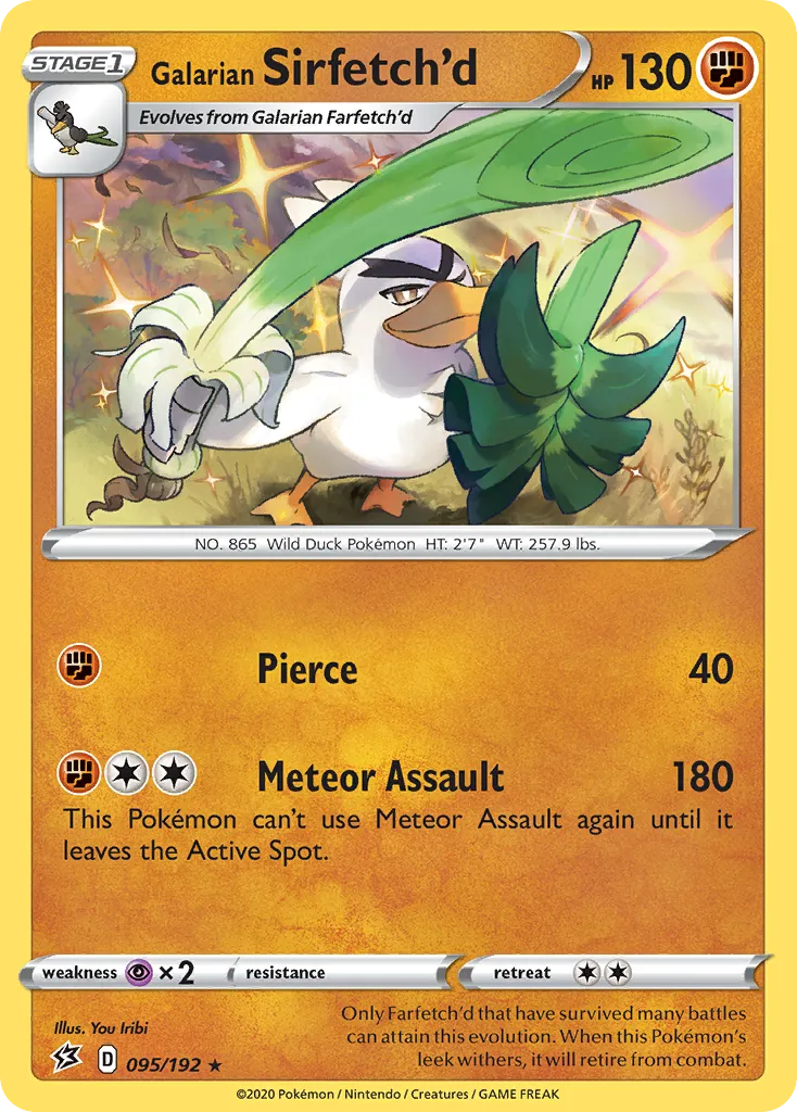 Galarian Sirfetch'd card image