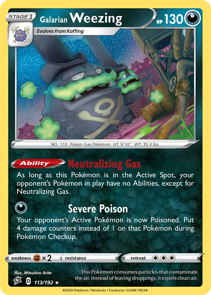 Galarian Weezing card image