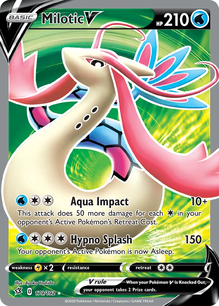 Milotic V #179 card image