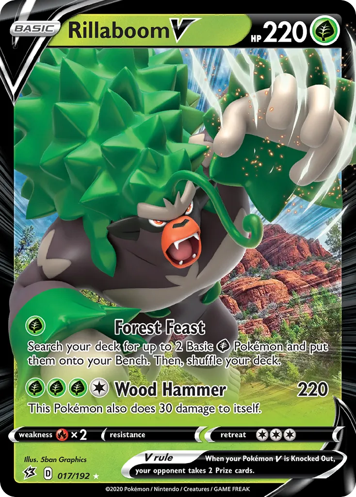 Rillaboom V card image
