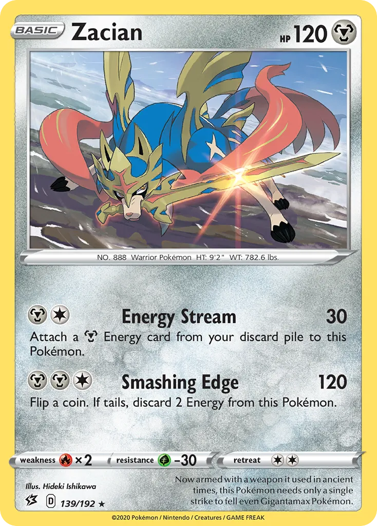 Zacian card image