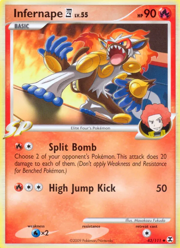 Infernape E4 card image