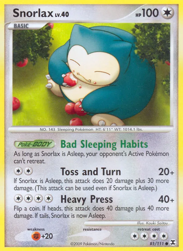Snorlax card image