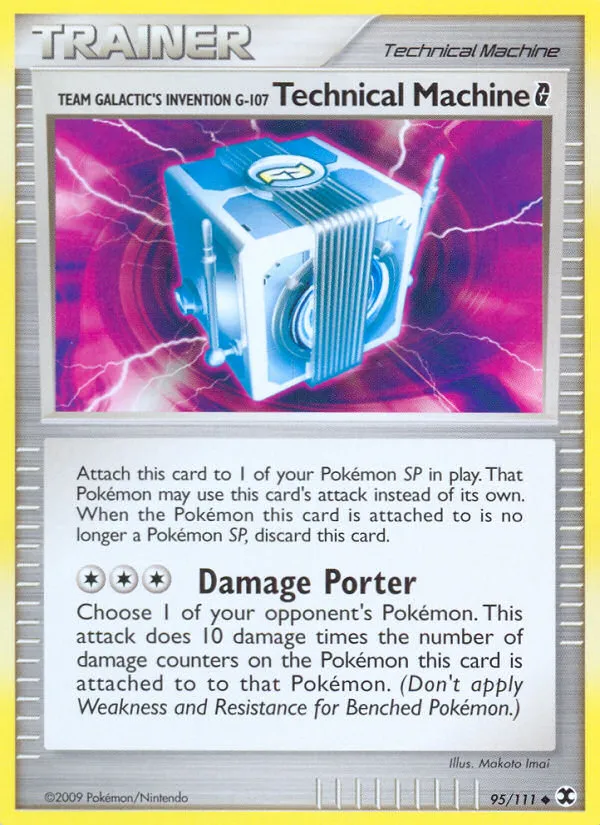 Team Galactic's Invention G-107 Technical Machine G card image