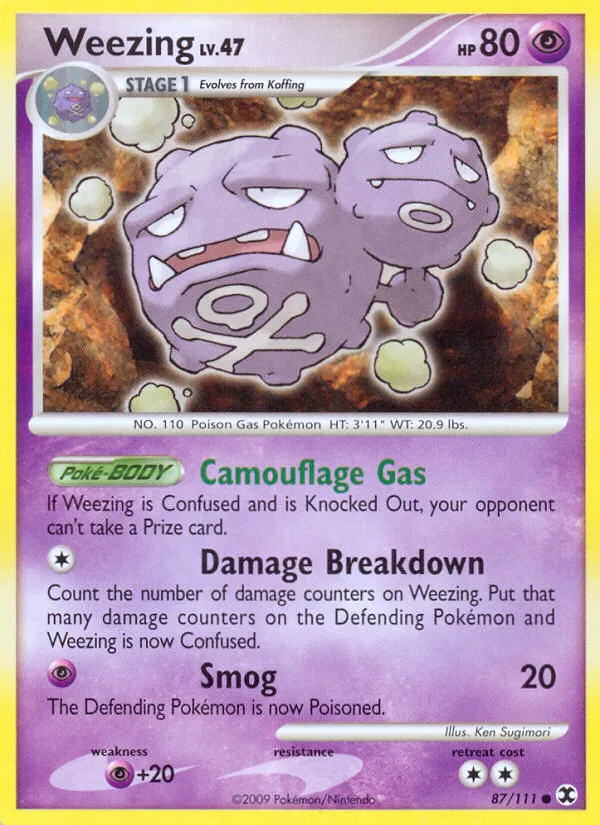 Weezing card image
