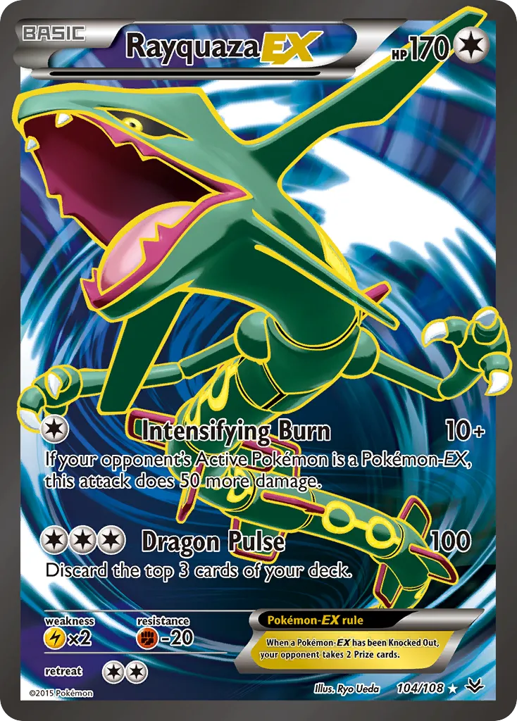 Rayquaza-EX #104 card image