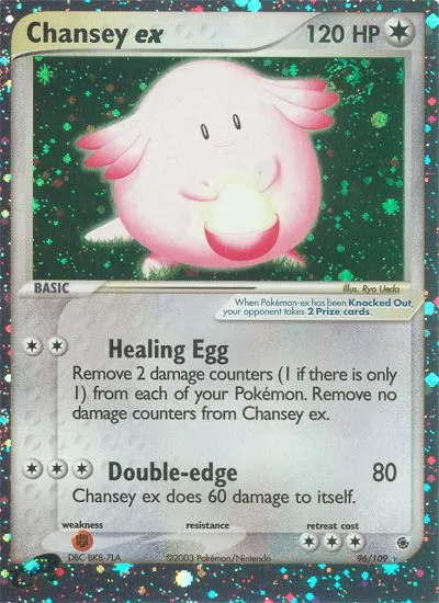 Chansey ex card image