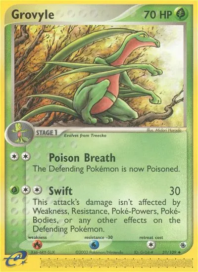 Grovyle card image