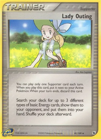 Lady Outing card image
