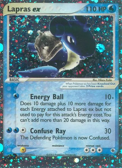 Lapras ex #99 card image