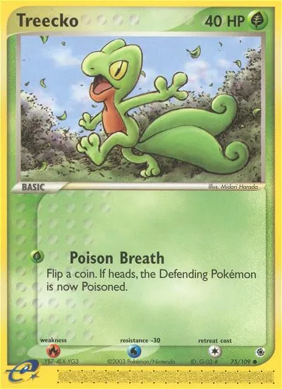 Treecko card image